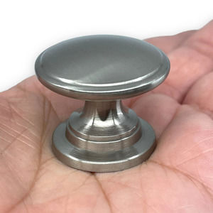 (10) Amerock BP53012G10 Allison Satin Nickel Kitchen Cabinet Drawer Knob 1-1/4"